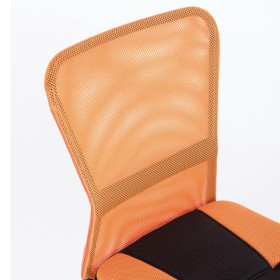 Кресло компактное BRABIX Smart MG-313 (черный, оранжевый) в Санкт-Петербурге - sankt-peterburg.katalogmebeli.com | фото 4
