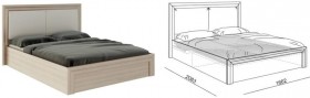 Кровать 1,6 Глэдис (М32) с подъемным механизмом Распродажа в Санкт-Петербурге - sankt-peterburg.katalogmebeli.com | фото 2