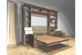 Шкаф-кровать с диваном Каролина в Санкт-Петербурге - sankt-peterburg.katalogmebeli.com | фото 3